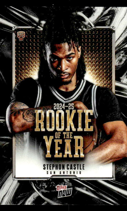 2025 Topps Now #14 Stephon Castle Rookie of the Year