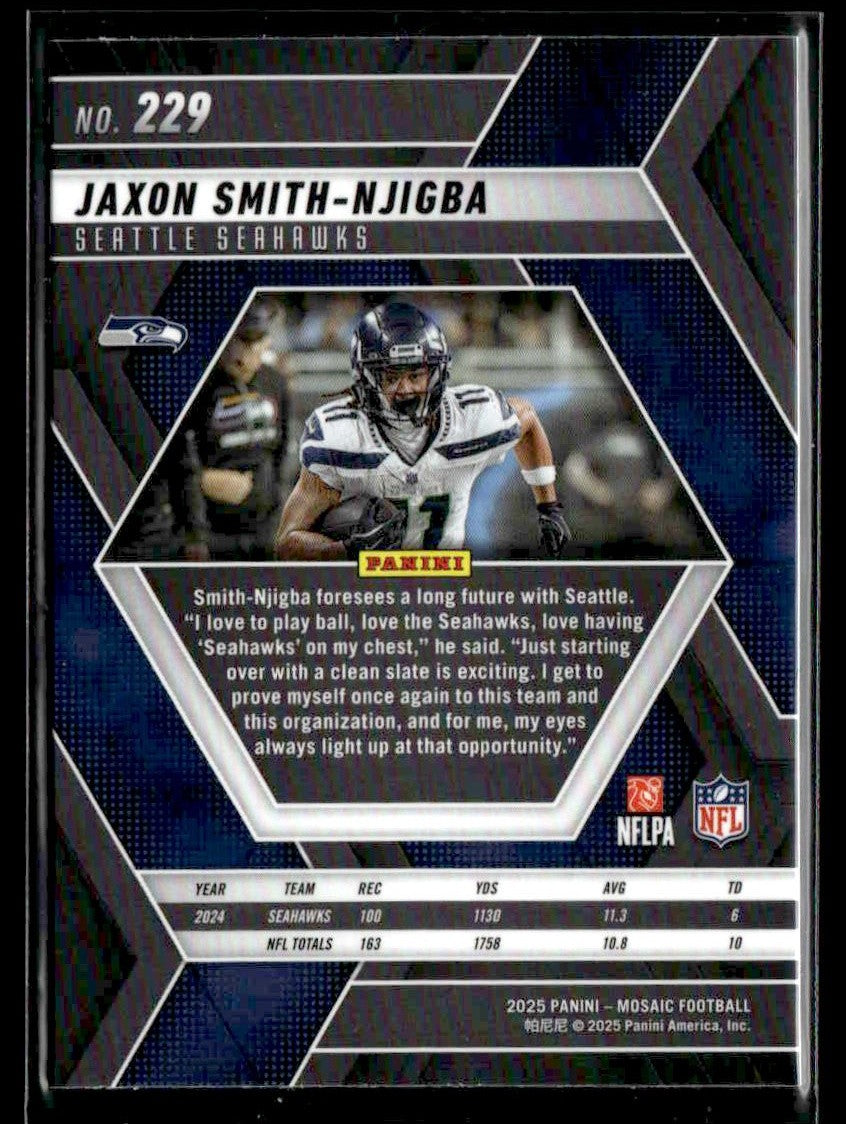 2025 Panini Mosaic #229 Jaxon Smith-Njigba