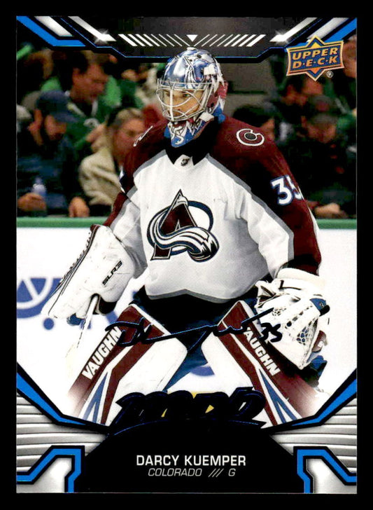 2022-23 Upper Deck MVP #166 Darcy Kuemper Blue Script