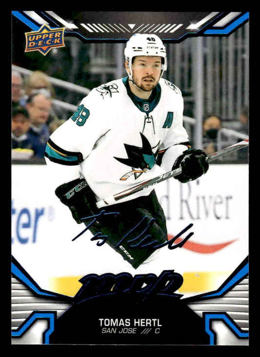2022-23 Upper Deck MVP #196 Tomas Hertl Blue Script