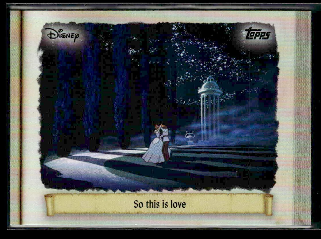 2025 Topps Disney Wonder #C75-17 So this is love Cinderella 75th Anniversary
