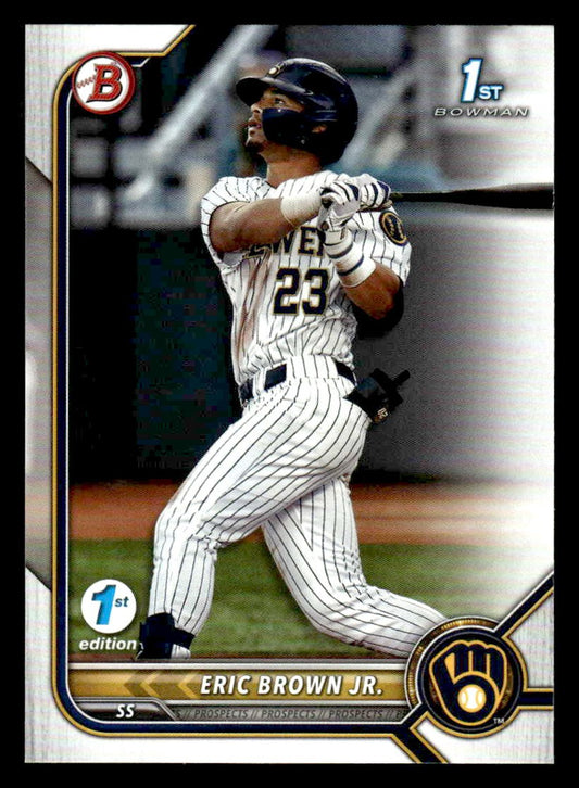 2022 Bowman Draft 1st Edition #BD-48 Eric Brown Jr.