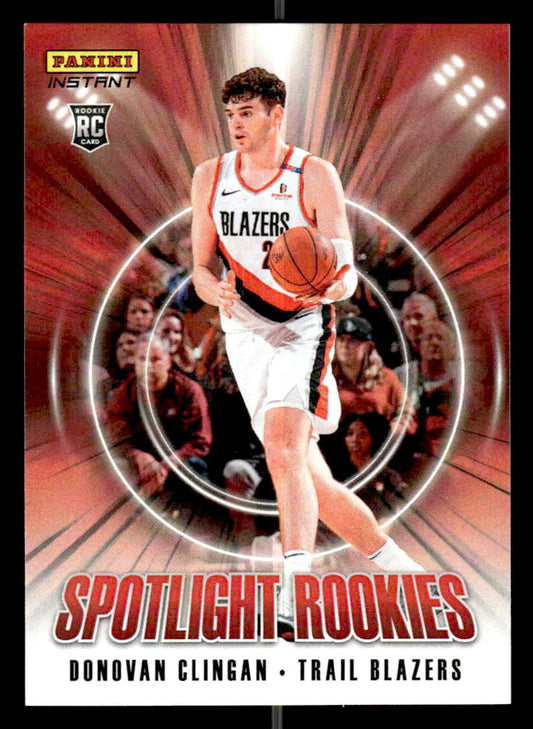 2024-25 Panini Instant NBA Spotlight Rookies #SR.7 Donovan Clingan