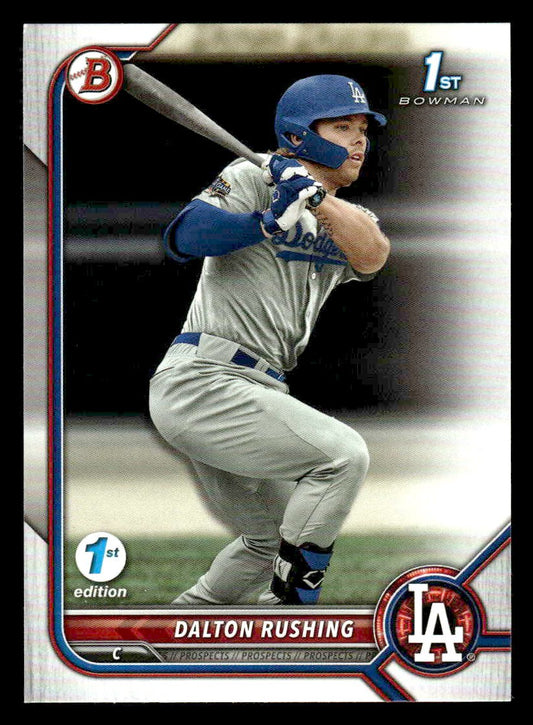 2022 Bowman Draft 1st Edition #BD-84 Dalton Rushing