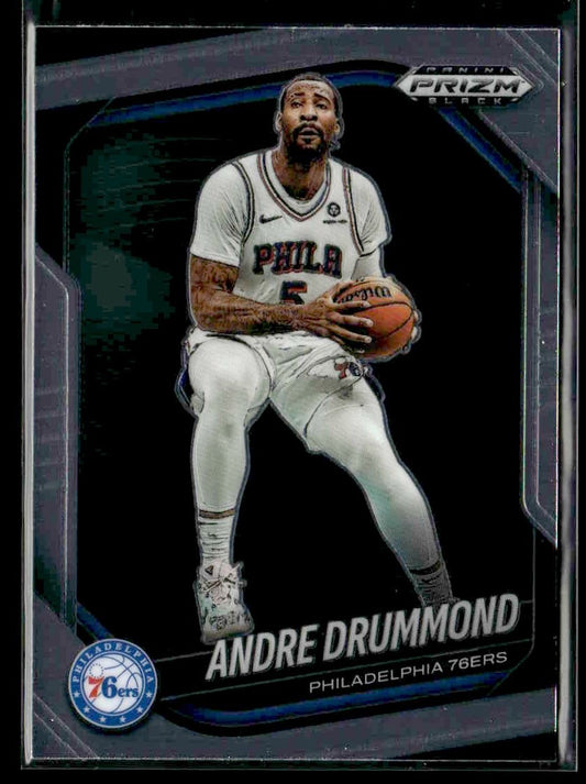 2024-25 Panini Prizm Black #114 Andre Drummond