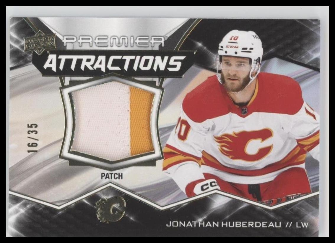 2022-23 Upper Deck Premier #PA-JH Jonathan Huberdeau Premier Attractions Patch