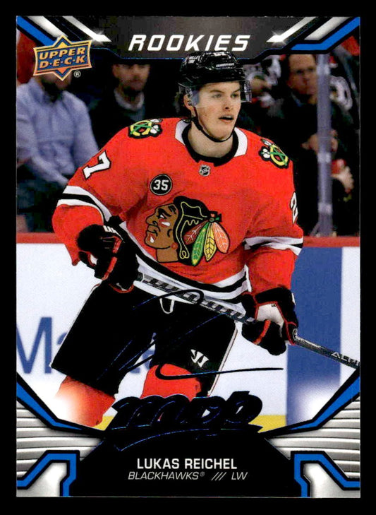 2022-23 Upper Deck MVP #234 Lukas Reichel Blue Script