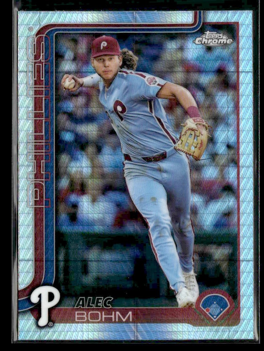 2025 Topps Chrome #57 Alec Bohm Prism Refractors