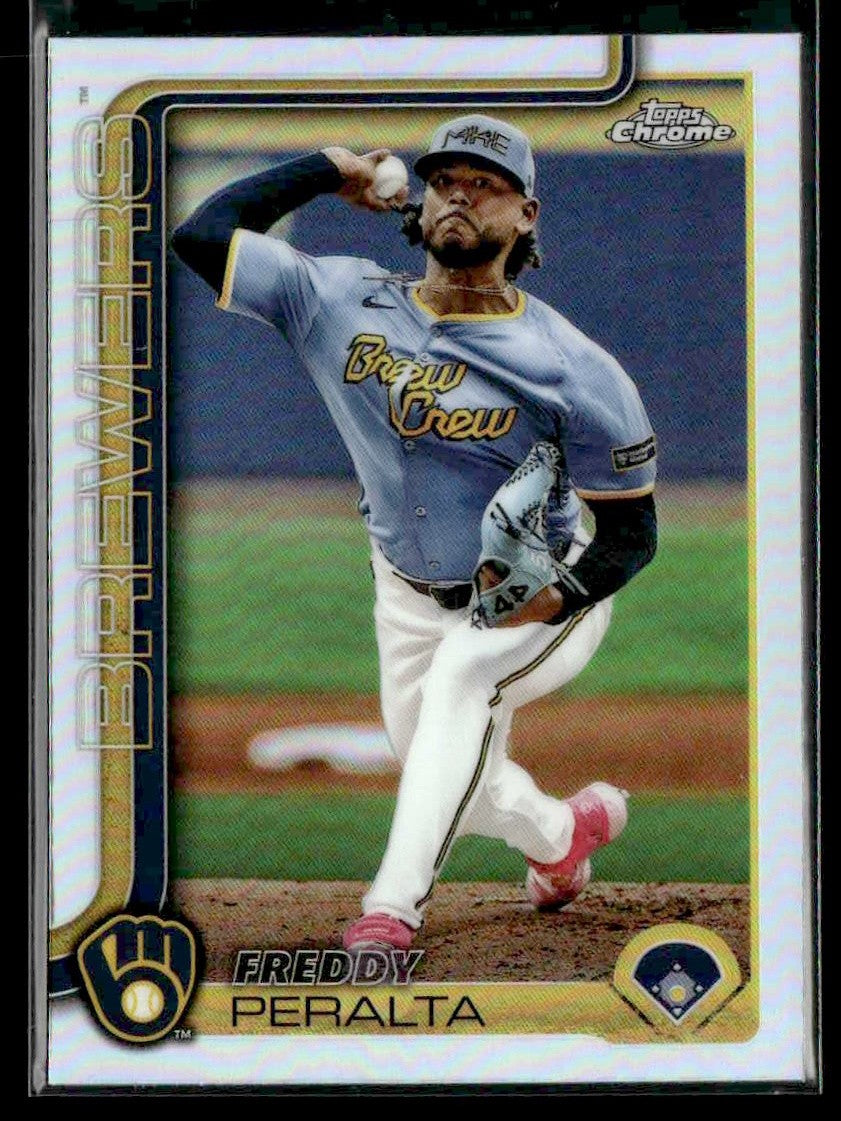 2025 Topps Chrome #95 Freddy Peralta Refractors
