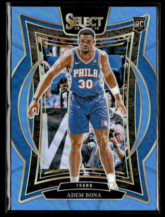 2024-25 Panini Select #97 Adem Bona Light Blue Prizm