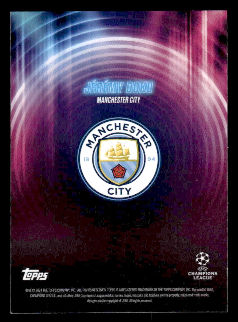 2023-24 Topps Showtime UEFA Club Competitions #NNO Jérémy Doku