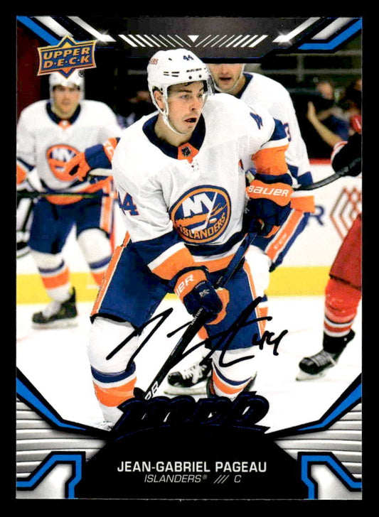 2022-23 Upper Deck MVP #175 Jean-Gabriel Pageau Blue Script