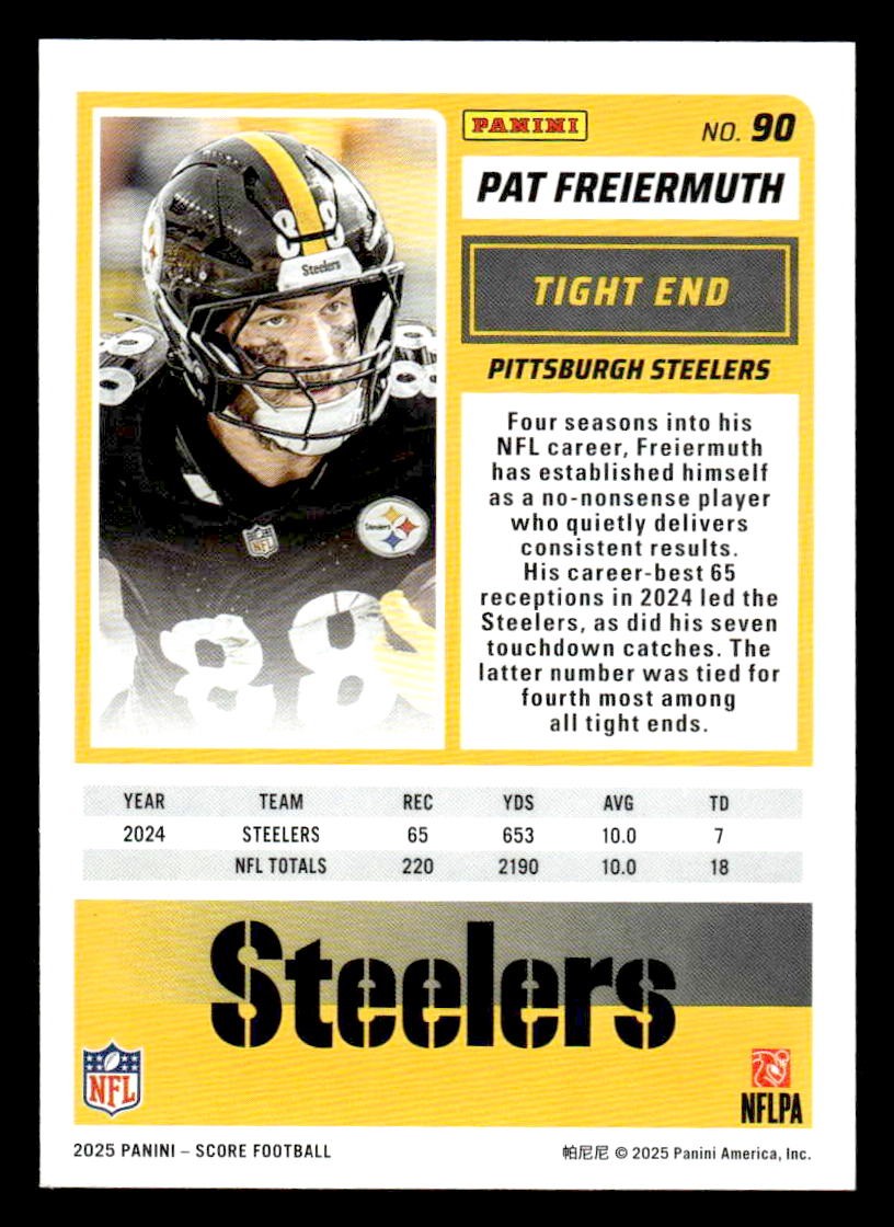 2025 Score #90 Pat Freiermuth
