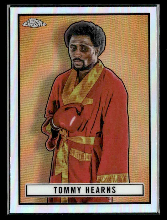 2024 Topps Chrome #TR-1 Tommy Hearns 1951 Topps Ringside Boxing Refractor