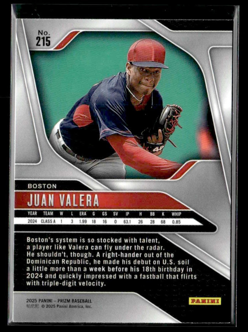 2025 Panini Prizm #215 Juan Valera