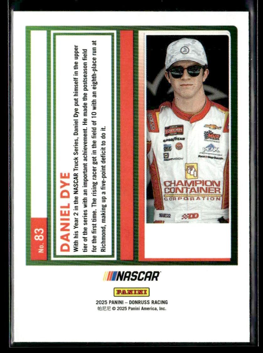 2025 Donruss #83 Daniel Dye