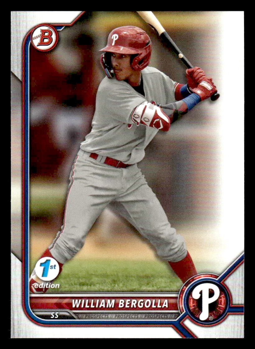 2022 Bowman Draft 1st Edition #BD-88 William Bergolla