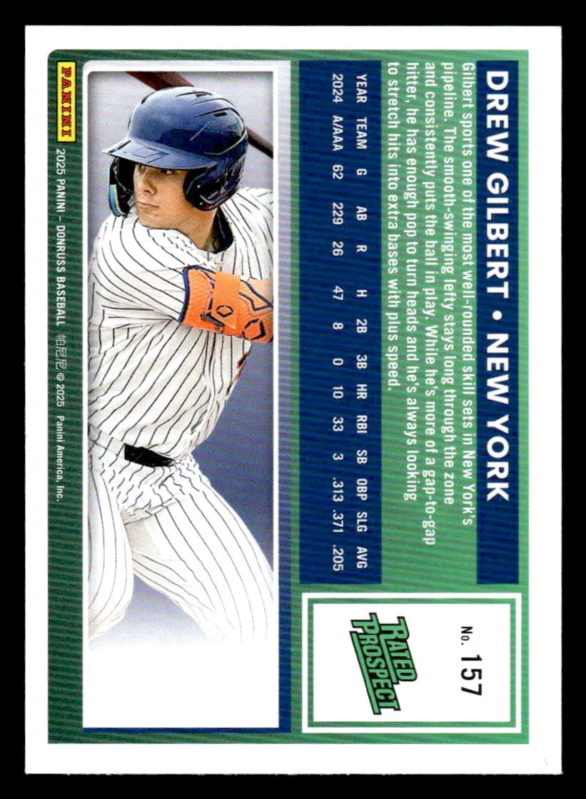 2025 Donruss #157 Drew Gilbert