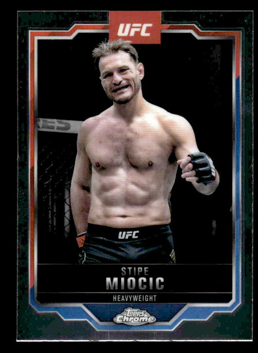 2025 Topps Chrome UFC #122 Stipe Miocic