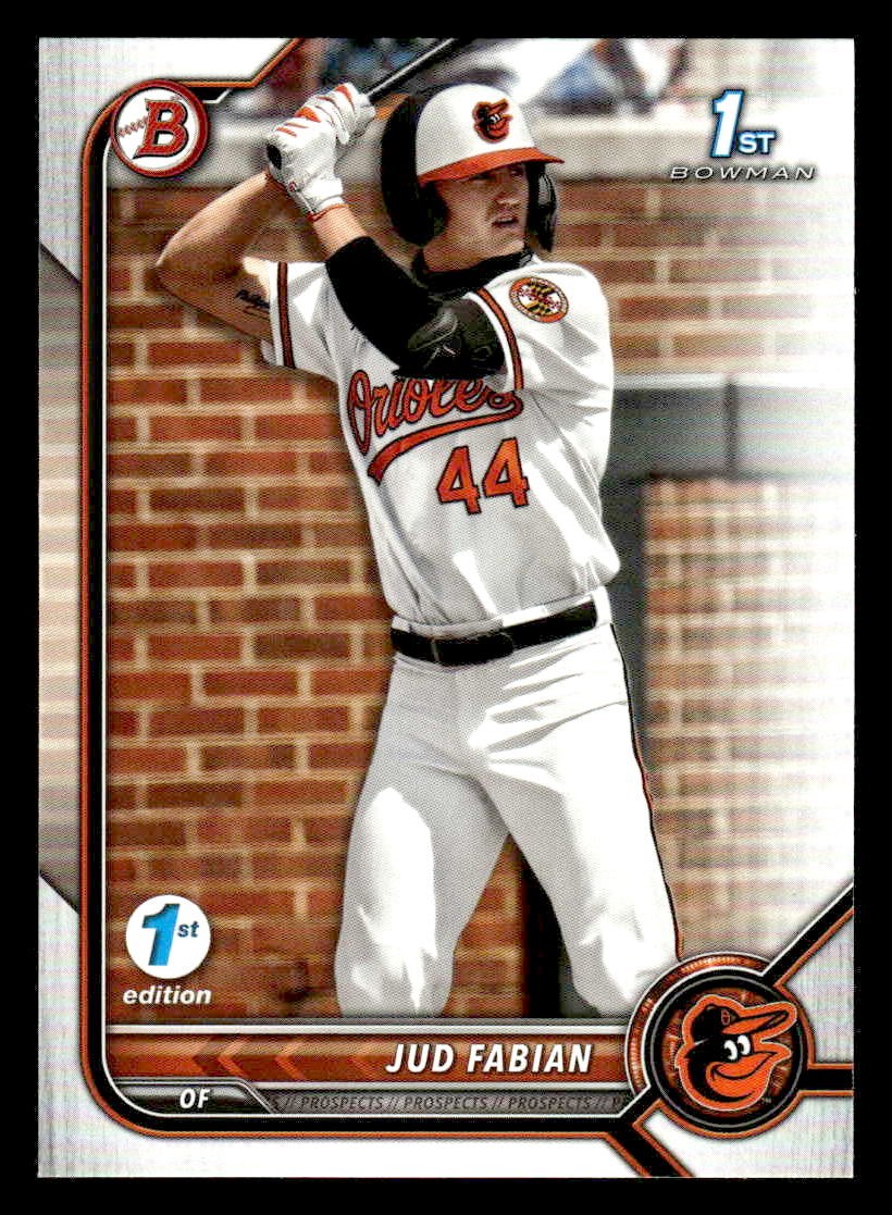 2022 Bowman Draft 1st Edition #BD-114 Jud Fabian