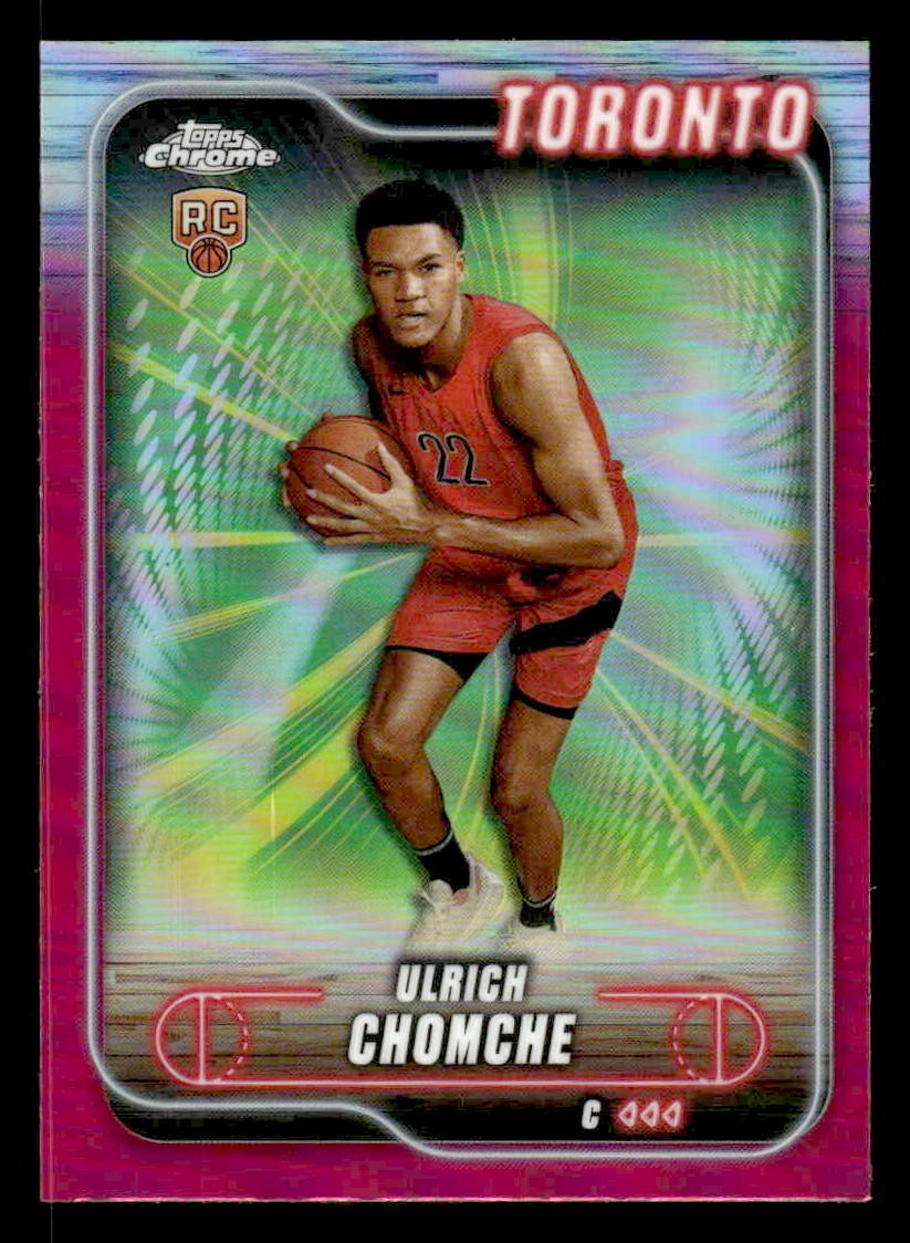 2024-25 Topps Chrome #191 Ulrich Chomche Magenta Refractor