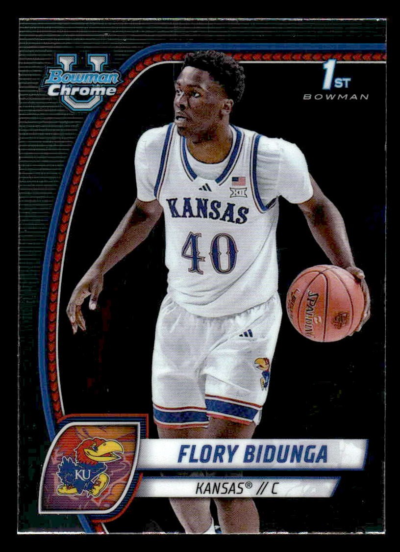 2024-25 Bowman University Chrome #24 Flory Bidunga