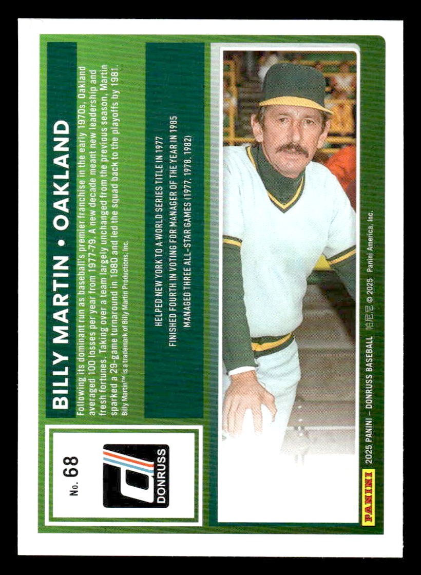 2025 Donruss #68 Billy Martin