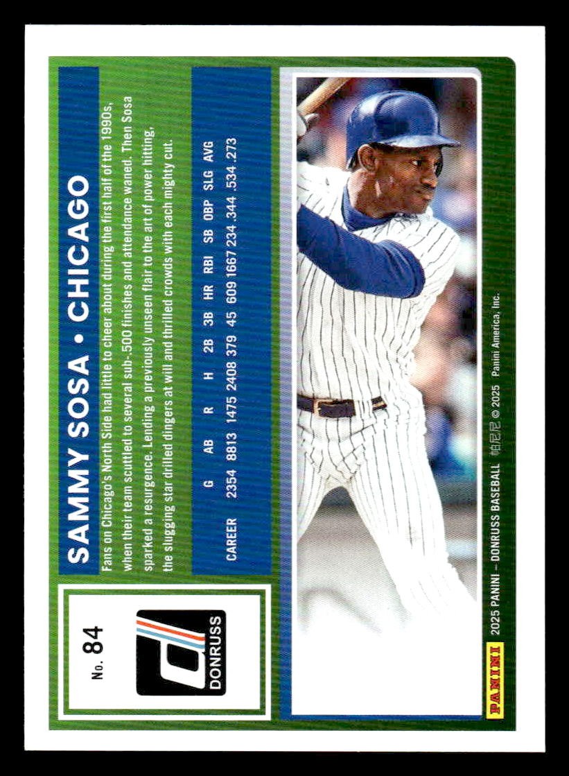 2025 Donruss #84 Sammy Sosa