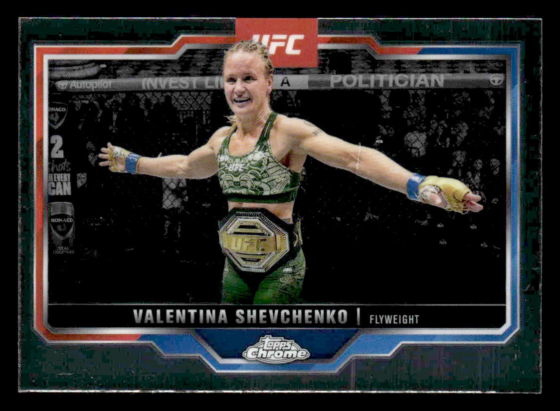 2025 Topps Chrome UFC #166 Valentina Shevchenko