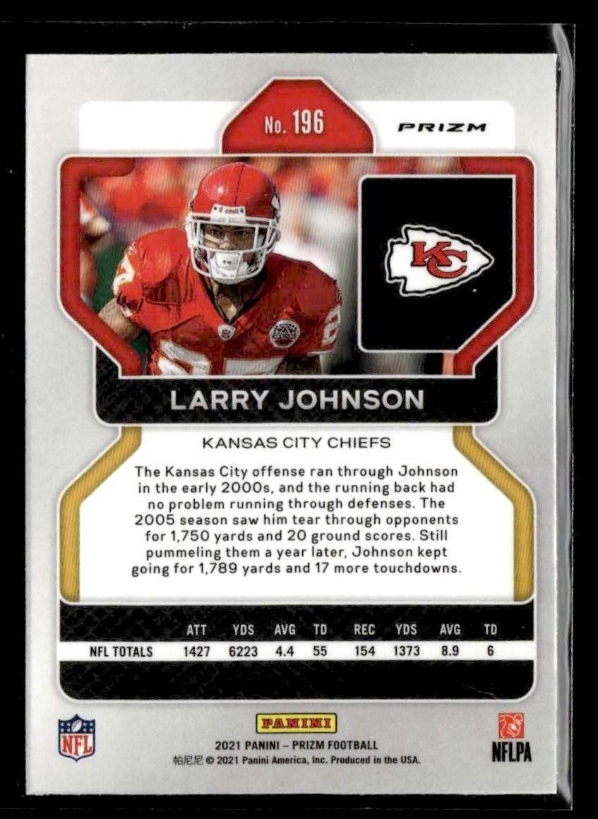 2021 Panini Prizm #196 Larry Johnson Silver