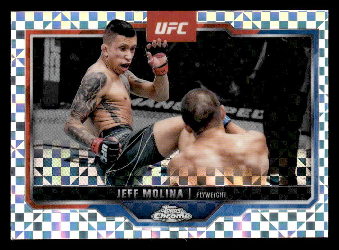 2025 Topps Chrome UFC #90 Jeff Molina X-Fractor