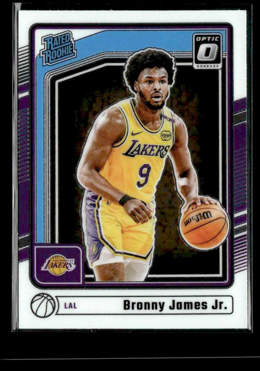 2024-25 Donruss Optic #282 Bronny James Jr.
