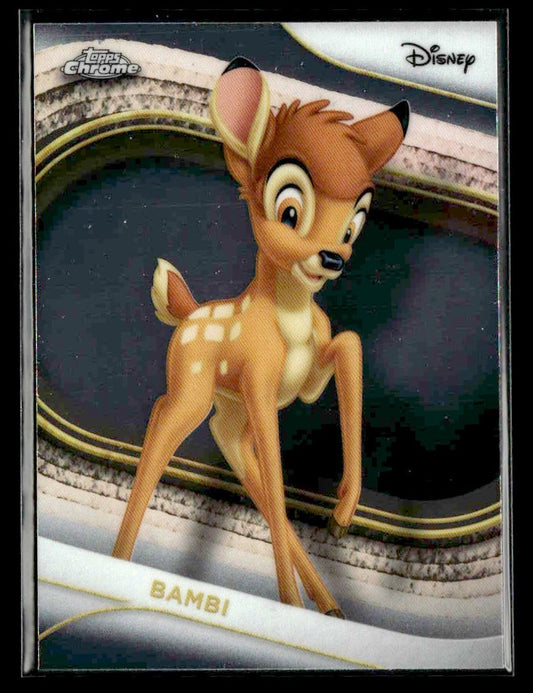 🌟 Bambi — 2025 Topps Chrome Disney #7 🌟