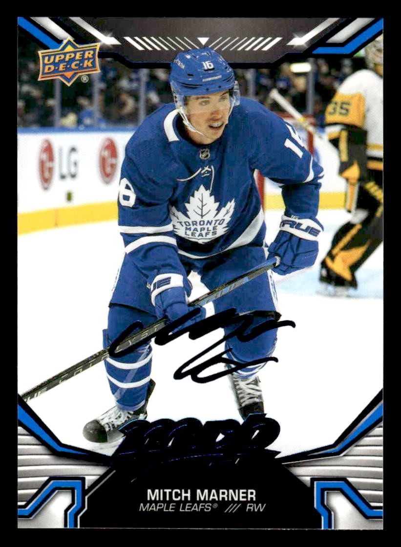 2022-23 Upper Deck MVP #12 Mitch Marner Blue Script