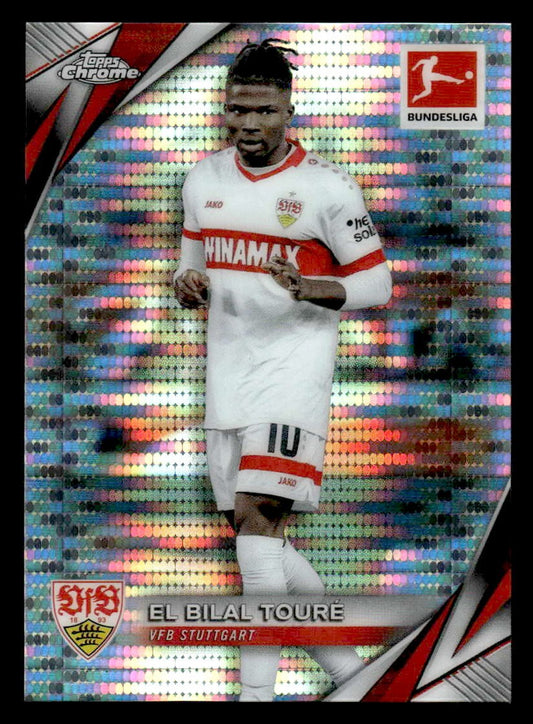 2025 Topps Chrome Bundesliga #93 El Bilal Toure Pulsar Refractor