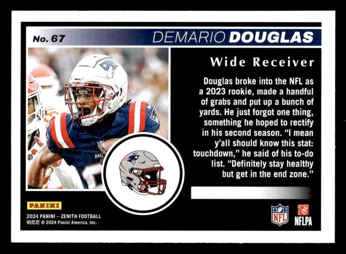 2024 Panini Zenith #67 Demario Douglas Retail