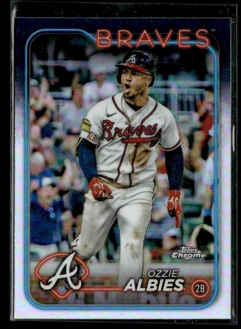 2024 Topps Chrome #9 Ozzie Albies Refractors