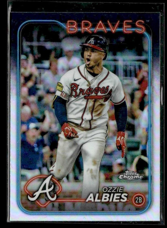 2024 Topps Chrome #9 Ozzie Albies Refractors