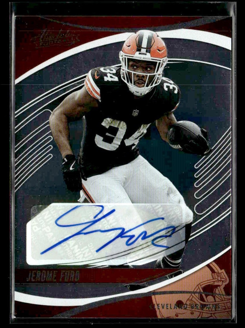 2025 Panini Absolute #82 Jerome Ford Base Signatures