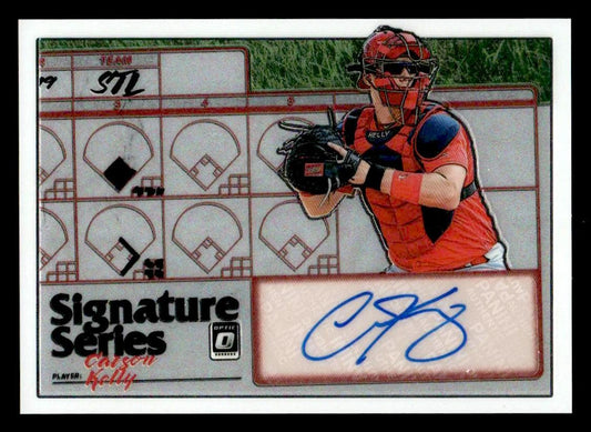2019 Donruss Optic #SS-CK Carson Kelly Signature Series Holo #/99