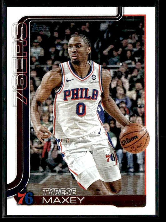 2025-26 Topps #21 Tyrese Maxey