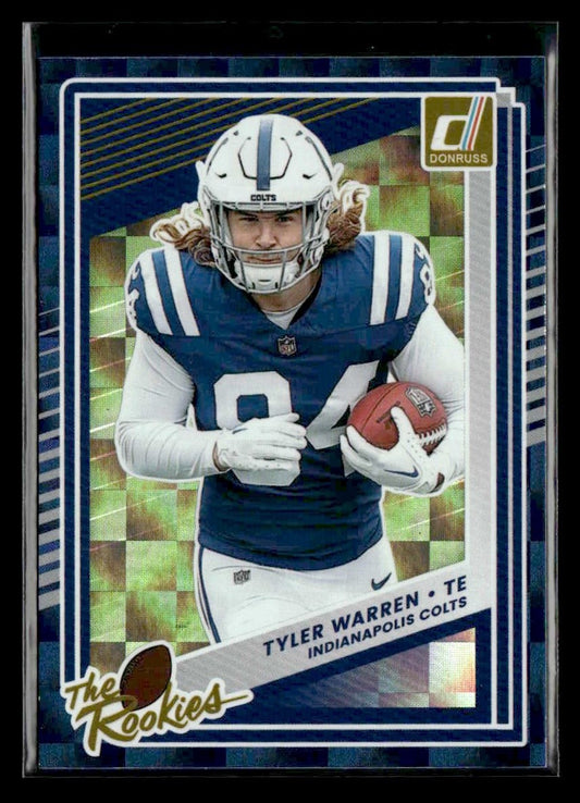 2025 Donruss #9 Tyler Warren The Rookies