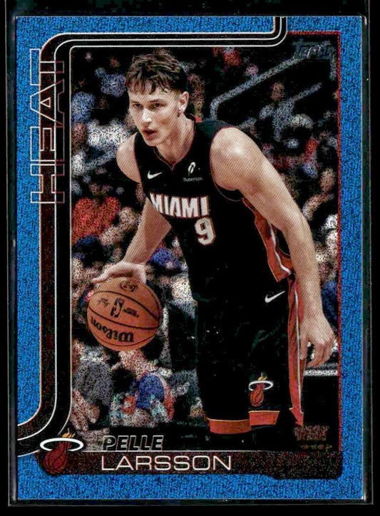 2025-26 Topps #79 Pelle Larsson Sandglitter Blue SSP