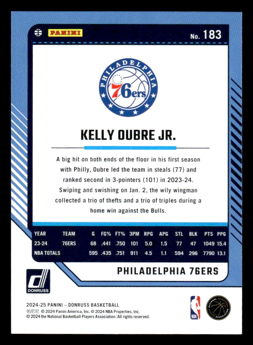 2024-25 Donruss #183 Kelly Oubre Jr.