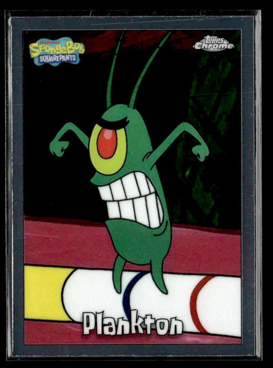 2025 Topps Chrome SpongeBob SquarePants 25th Anniversary #29 Plankton