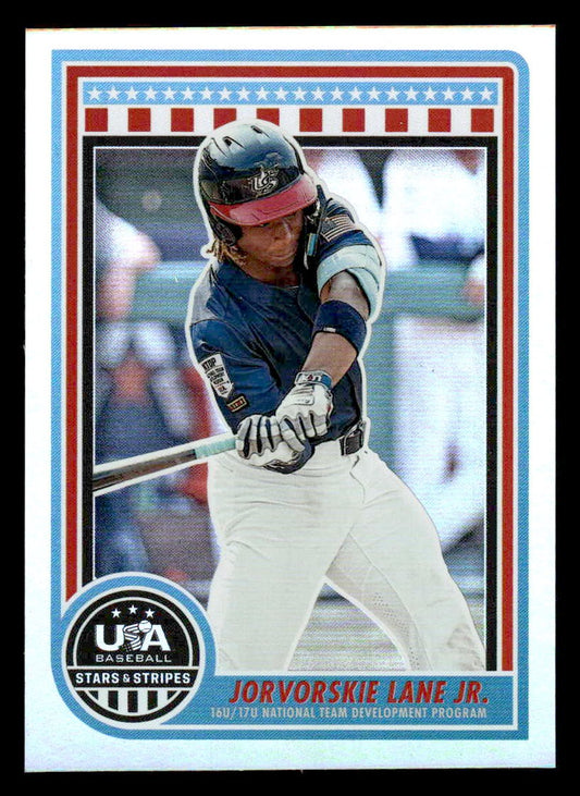 2025 Panini Stars and Stripes USA Baseball #140 Jorvorskie Lane Jr.