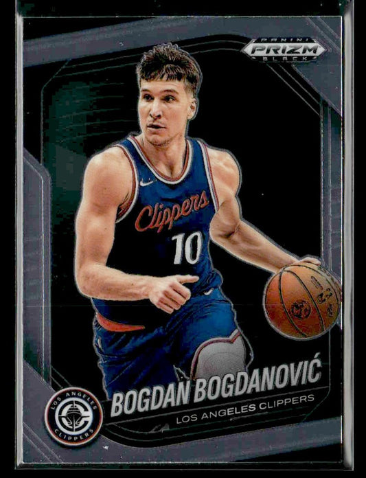 2024-25 Panini Prizm Black #197 Bogdan Bogdanovic