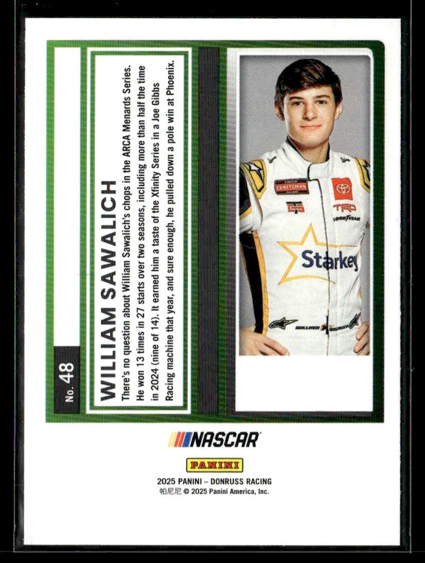 2025 Donruss #48 William Sawalich