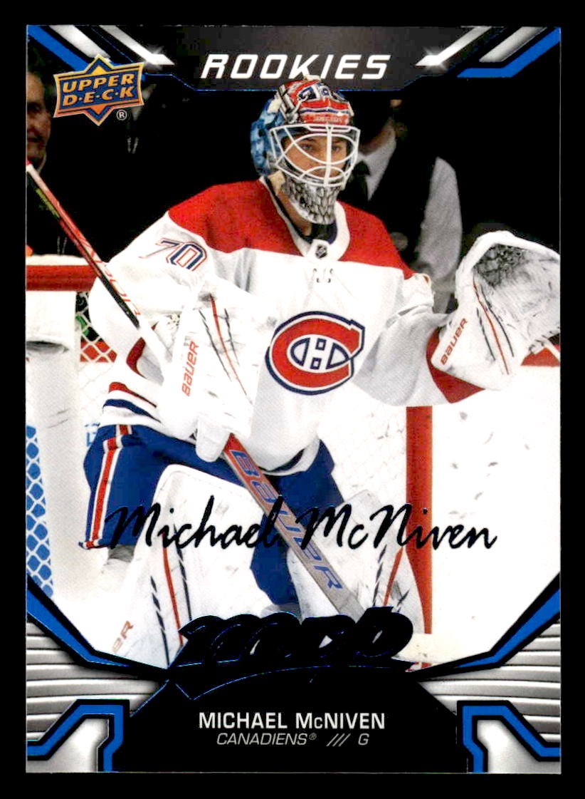 2022-23 Upper Deck MVP #238 Michael McNiven Blue Script