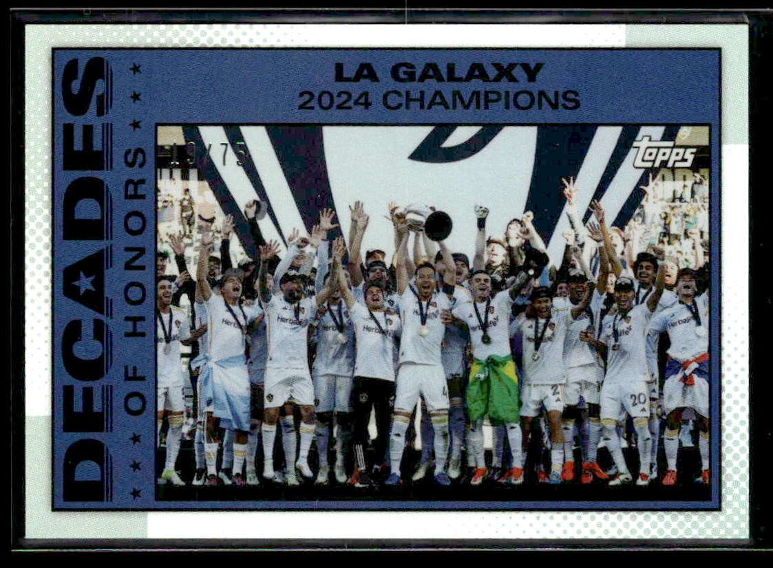 2025 MLS 30th Anniv Coll #DOH-29 Los Angeles Galaxy Decades of Honor Silver #/75